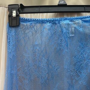Blue Lace Skirt (Urban Outfitters)